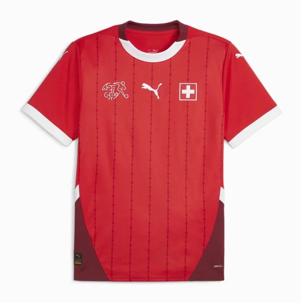 Switzerland Euro 2024 Home Kit, Jersey
